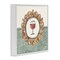Stupell Industries Wine with Classic Border Framed Giclee Wall Art Design by Anne Tavoletti
